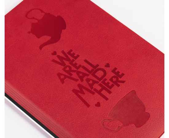 Ежедневник недатированный 'Аскона', формат А5, гибкая обложка, красный, Цвет: красный, изображение 4