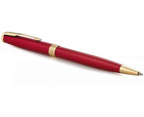 Шариковая ручка Parker Sonnet , Lacquer Intense Red GT, стержень: M, цвет чернил: black , в подарочной упаковке, изображение 5