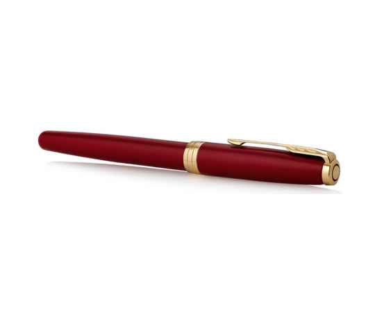 Перьевая ручка Parker Sonnet , Lacquer Intense Red GT, перо: F, цвет чернил: black, в подарочной упаковке, изображение 4