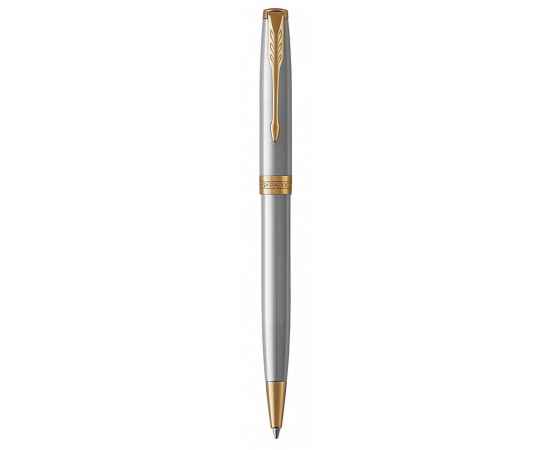 Подарочный набор: Ежедневник недатированныйи Шариковая ручка Parker Sonnet K527 цвет: St. Steel GT, изображение 2