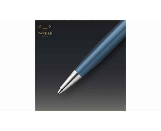 Шариковая ручка Parker Sonnet Premium Refresh BLUE CT, стержень: M, цвет чернил: black , в подарочной упаковке, изображение 5
