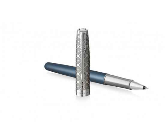 Ручка-роллер Parker Sonnet Premium Refresh BLUE CT, стержень: F, цвет чернил: black, в подарочной упаковке, изображение 3