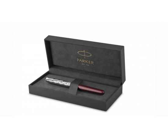 Ручка-роллер Parker Sonnet Premium Refresh RED CT, стержень: F, цвет чернил: black, в подарочной упаковке, изображение 2
