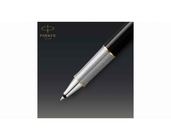 Ручка-роллер Parker Sonnet Premium Refresh BLACK GT, стержень: F, цвет чернил: black, в подарочной упаковке, изображение 6