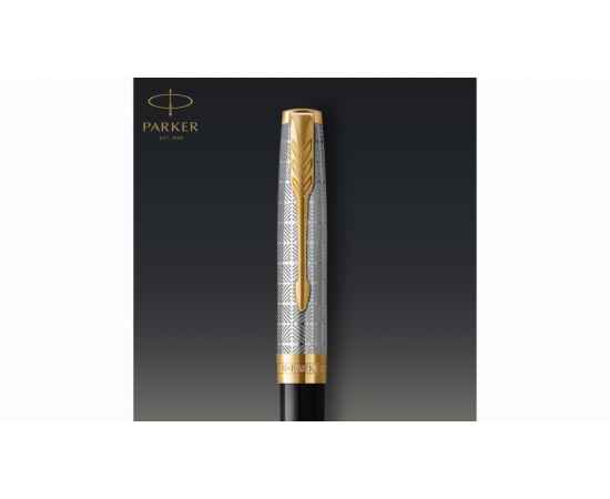 Шариковая ручка Parker Sonnet Premium Refresh BLACK GT, стержень: M, цвет чернил: black , в подарочной упаковке, изображение 5