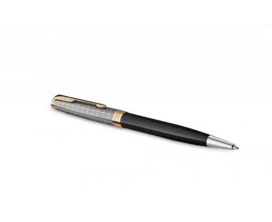 Шариковая ручка Parker Sonnet Premium Refresh BLACK GT, стержень: M, цвет чернил: black , в подарочной упаковке, изображение 3