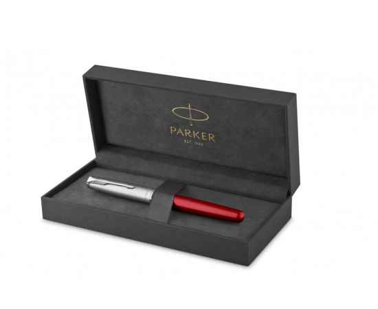 Перьевая ручка Parker Sonnet Entry Point Red Steel CT, перо: F, цвет чернил: black, в подарочной упаковке, изображение 2
