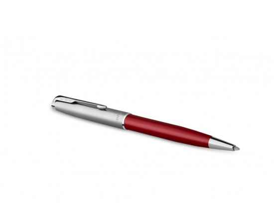 Шариковая ручка Parker Sonnet Entry Point Red Steel CT, стержень: M, цвет чернил: black , в подарочной упаковке, изображение 4