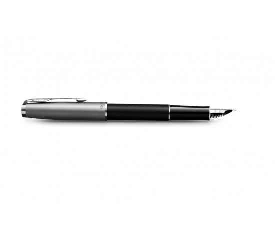 Перьевая ручка Parker Sonnet Entry Point Black Steel CT, перо: F, цвет чернил: black, в подарочной упаковке, изображение 5