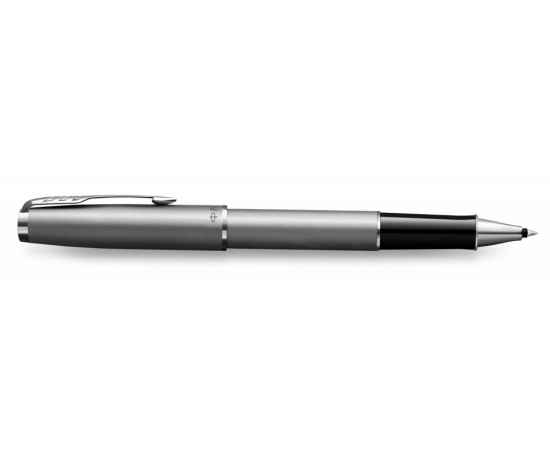 Ручка роллер Parker Sonnet T546  Stainless Steel CT, стержень: F, цвет чернил: black, в подарочной упаковке, изображение 4