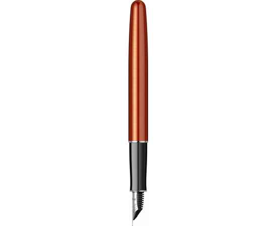 Перьевая ручка Parker Sonnet Essentials Orange SB Steel CT, перо: F, цвет чернил black, в подарочной упаковке., изображение 9
