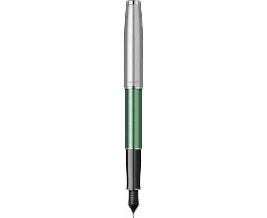 Перьевая ручка Parker Sonnet Essentials Green SB Steel CT, перо: F, цвет чернил black, в подарочной упаковке., изображение 4