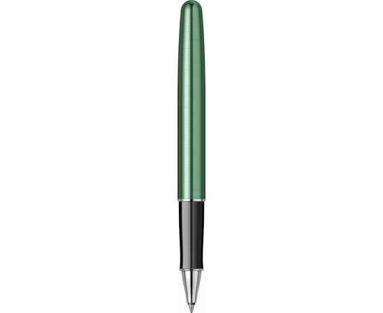 Ручка-роллер Parker Sonnet Essentials Green SB Steel CT, цвет чернил black, перо: F, в подарочной упаковке., изображение 8
