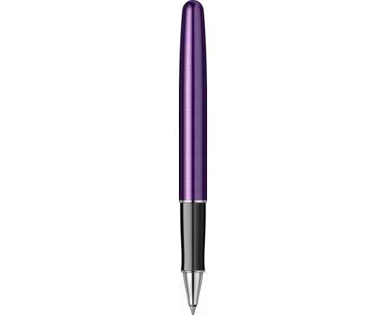 Ручка-роллер Parker Sonnet Essentials Violet SB Steel CT, цвет чернил black, перо: F,  в подарочной упаковке., изображение 8