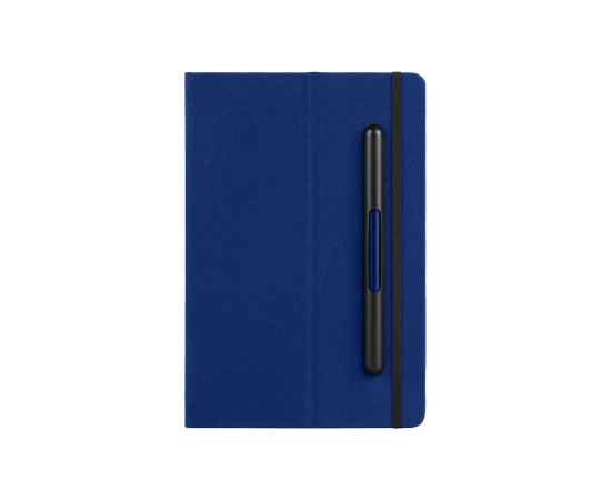 Блокнот с ручкой и вечным карандашом в пенале, с подставкой под смартфон, темно-синий, Цвет: темно-синий, изображение 5