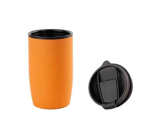 Термостакан 'Unicup' 300 мл, покрытие soft touch, оранжевый, Цвет: оранжевый, изображение 2