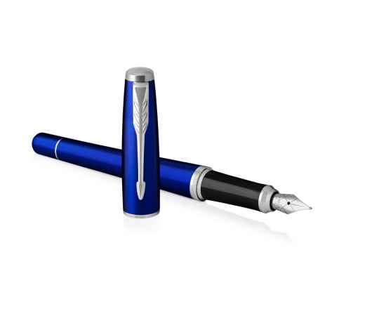 Перьевая ручка Parker Urban, Nightsky Blue CT, перо: F, цвет чернил: blue, в подарочной упаковке., изображение 6