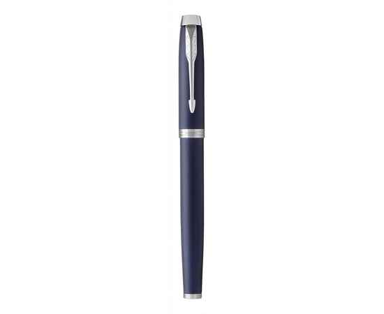 Перьевая ручка Parker IM Metal Matte Blue CT, перо: F, цвет чернил: blue, в подарочной упаковке., изображение 3