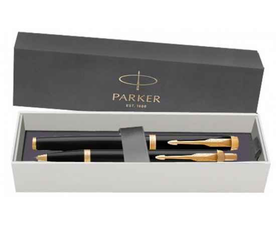 Набор Parker: Перьевая и Шариковая ручка Parker IM Core Black GT, изображение 2