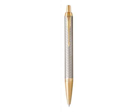 Подарочный набор:Шариковая ручка Parker IM Premium Warm Silver (grey) GT и Ежедневник недатированный А5 черный, изображение 2