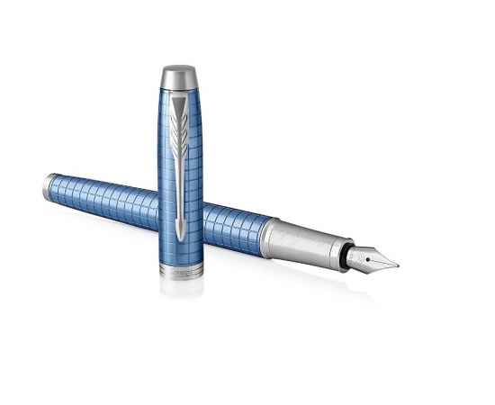 Перьевая ручка Parker IM Premium F322, Blue CT, перо: F, цвет чернил: Blue, в подарочной упаковке., изображение 3