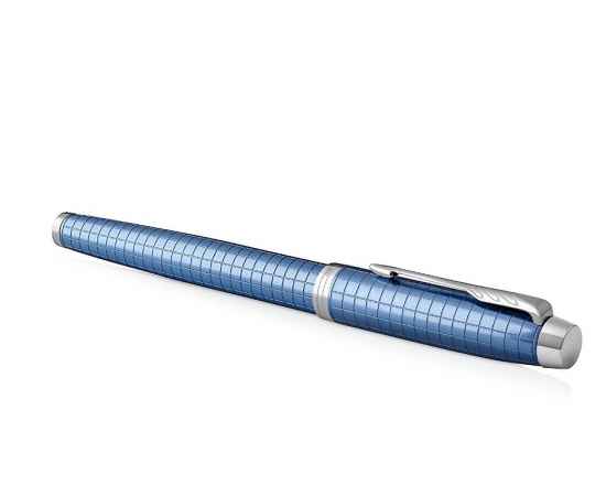 Перьевая ручка Parker IM Premium F322, Blue CT, перо: F, цвет чернил: Blue, в подарочной упаковке., изображение 4
