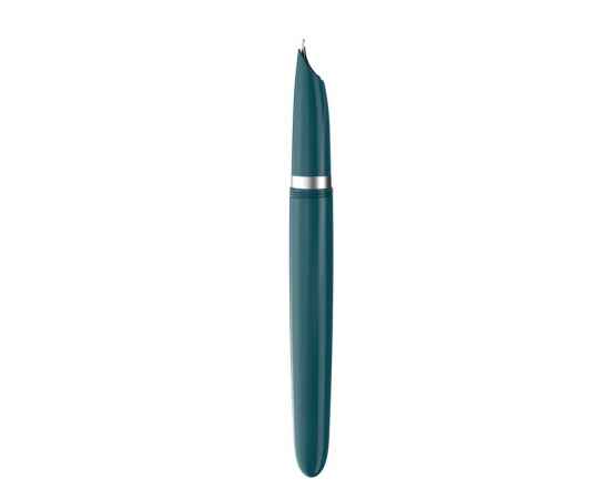 Перьевая ручка Parker 51 CORE TEAL BLUE CT, перо: F, цвет чернил: black/blue, в подарочной упаковке., изображение 6