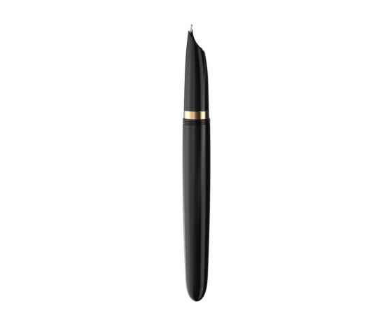 Перьевая ручка Parker 51 DELUXE BLACK GT, перо: F, цвет чернил: black, в подарочной упаковке., изображение 8