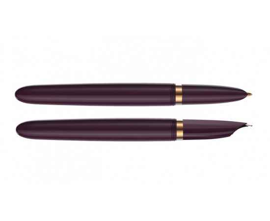 Перьевая ручка Parker 51 DELUXE PLUM GT, перо: F, цвет чернил: black, в подарочной упаковке., изображение 5