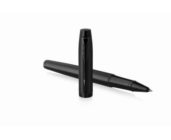Ручка-роллер Parker  IM Achromatic, Black BT, стержень: F, цвет чернил: black, в подарочной упаковке., изображение 8