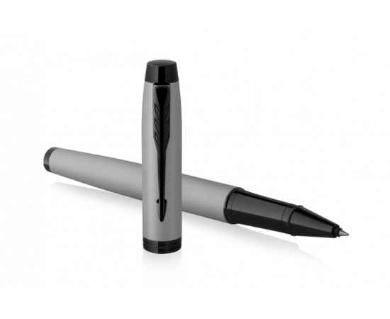 Ручка-роллер Parker IM Achromatic, Grey BT, стержень: F, цвет чернил: black, в подарочной упаковке., изображение 3