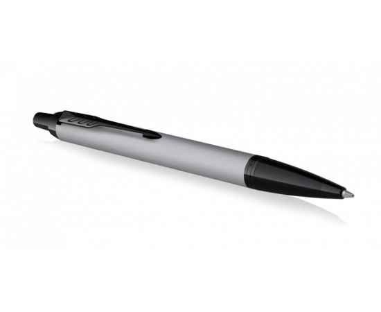 Шариковая ручка Parker IM Achromatic, Grey BT,стержень: M, цвет чернил: blue, в подарочной упаковке., изображение 3