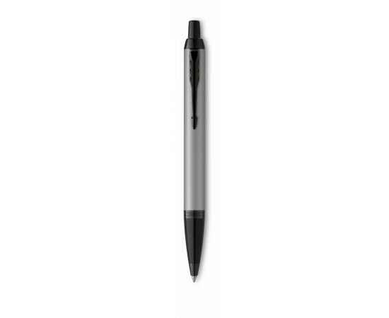 Подарочный набор: Шариковая ручка Parker PK IM MGREY BT , стержень Mblue в подарочной упаковке и Ежедневник  недатированный черный, изображение 2