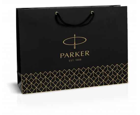 Подарочный набор: Ручка роллер Parker IM Premium T318 Pearl GT, цвет чернил черный и белый недатированный ежедневник с золотым срезом, изображение 4