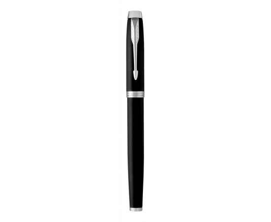 Ручка-роллер Parker IM Mat Black CT,стержень: F, цвет чернил: black, в подарочной упаковке., изображение 2