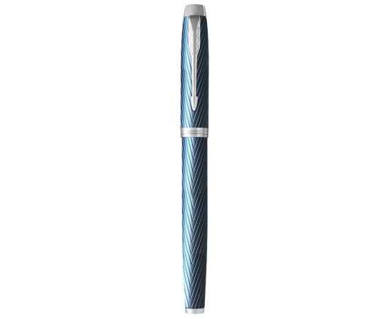 Перьевая ручка Parker IM Premium Blue Grey CT, перо: F, цвет чернил: blue, в подарочной упаковке., изображение 4