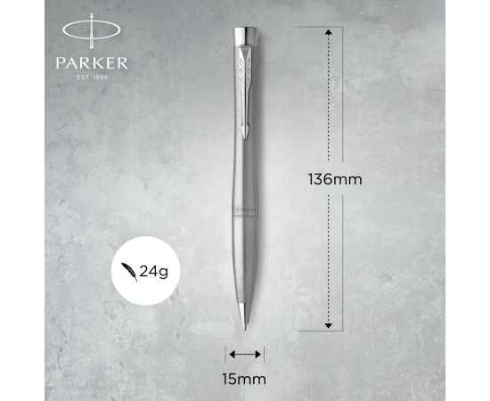 Шариковая ручка Parker Urban Core K314 Metro Metallic CT, стержень: M, цвет чернил: black, в подарочной упаковке., изображение 4