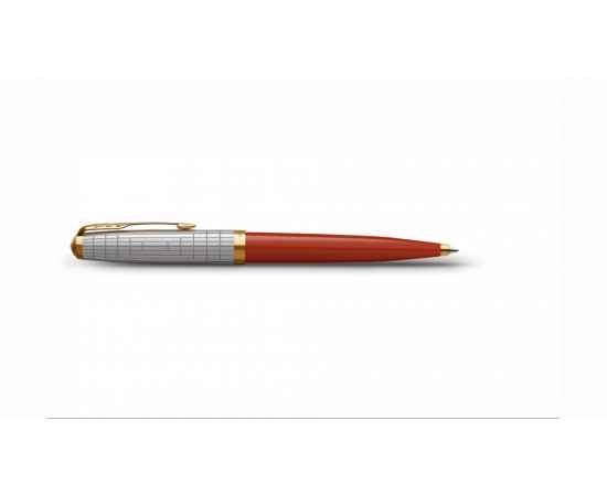 Шариковая ручка Parker 51 Premium Red GT стержень: M, цвет чернил: black, в подарочной упаковке., изображение 4