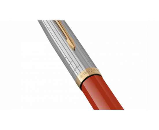 Шариковая ручка Parker 51 Premium Red GT стержень: M, цвет чернил: black, в подарочной упаковке., изображение 5