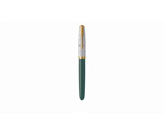 Перьевая ручка Parker 51 Premium Forest Green GT, перо: F чернила: Black,Blue, в подарочной упаковке., изображение 3
