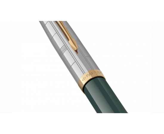Перьевая ручка Parker 51 Premium Forest Green GT, перо: F чернила: Black,Blue, в подарочной упаковке., изображение 6