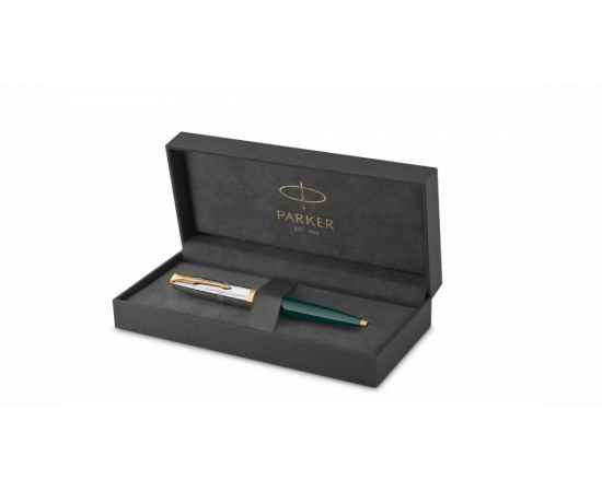 Шариковая ручка Parker 51 Premium Forest Green GT стержень: M, цвет чернил: black, в подарочной упаковке., изображение 2