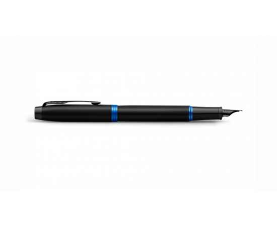 Перьевая ручка Parker IM Vibrant Rings Flame Blue, перо:F/M , цвет чернил: blue, в подарочной упаковке., изображение 5