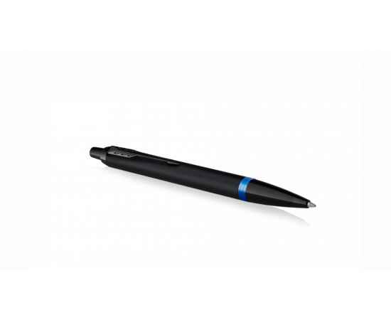 Шариковая ручка Parker IM Vibrant Rings Flame Blue,стержень: M, цвет чернил: Blue, в подарочной упаковке., изображение 3