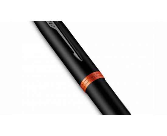 Перьевая ручка Parker IM Vibrant Rings Flame Orange, перо:F/M, цвет чернил: blue, в подарочной упаковке., изображение 6