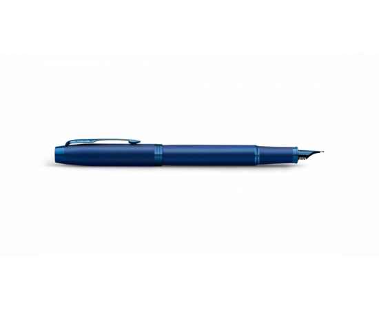 Перьевая ручка Parker IM Monochrome Blue, перо:F, цвет чернил: blue, в подарочной упаковке., изображение 5