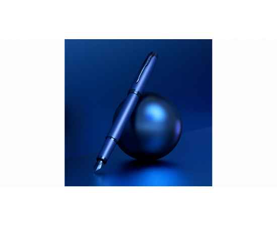 Перьевая ручка Parker IM Monochrome Blue, перо:F, цвет чернил: blue, в подарочной упаковке., изображение 10