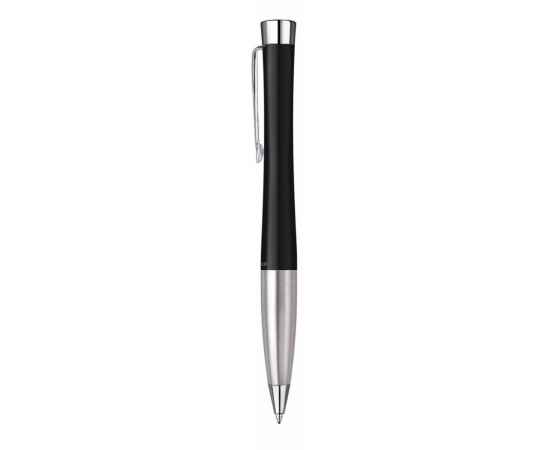 Шариковая ручка Parker Urban (матовый черный лак) Muted Black Chrome Trim, стержень: M, цвет чернил: blue/black, в подарочной упаковке., изображение 6