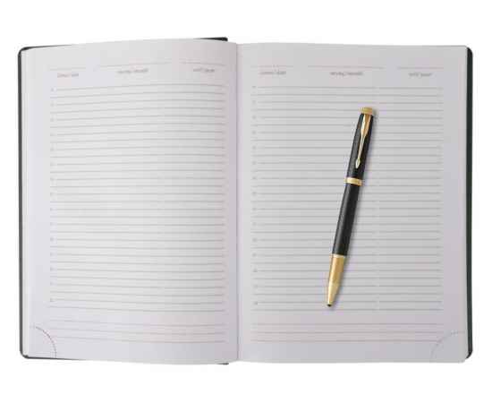 Подарочный набор: Ежедневник недатированная и Ручка роллер Parker IM Premium Core Black GT, изображение 9