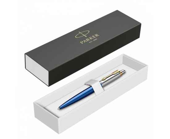 Шариковая ручка Parker Jotter SE 135 Lacquer Blue St.Steel GT, стержень: M, цвет чернил : blue, в подарочной упаковке, изображение 2